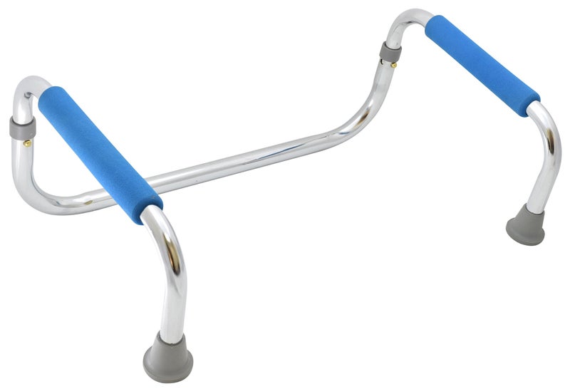 Secure Stand Assist Rail for Elderly with Padded Grab Bar Handles - Chair & Couch Lift Assist Standing Support for Disabled - Handicap Grab Bar Bed Cane Rail for Seniors - Portable Folding Design - Image 1